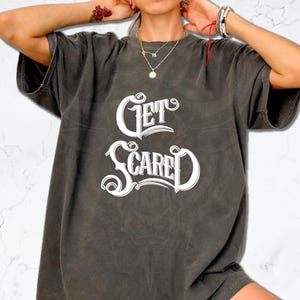 GET SCARED Band Comfort Colors / Unisex Indie Clothing / Alternative Music Sweatshirt / Demons Album Sweatshirt / Get Scared Logo Merch 2