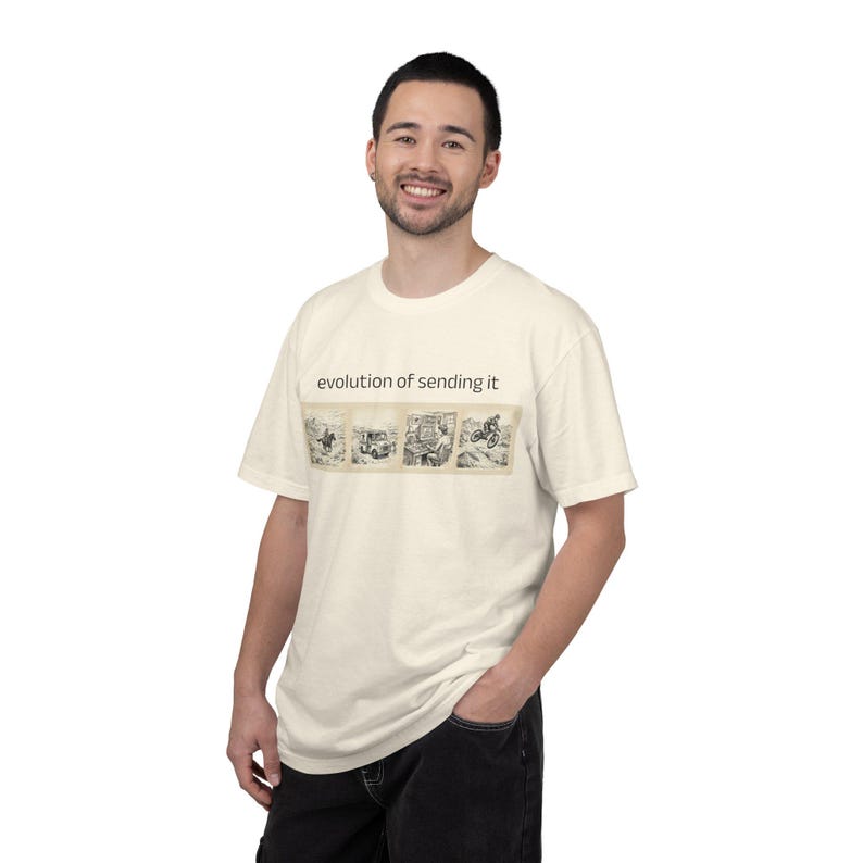 Camiseta vintage "Evolution of Sending It" | Send it imagem 9