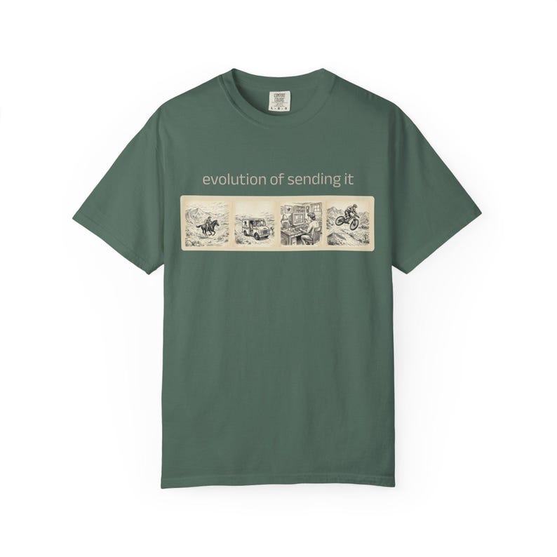 Camiseta vintage "Evolution of Sending It" | Send it imagem 7