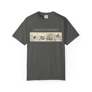 Camiseta vintage "Evolution of Sending It" | Send it imagem 5