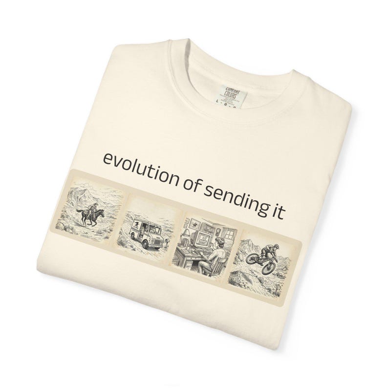 Camiseta vintage "Evolution of Sending It" | Send it imagem 8