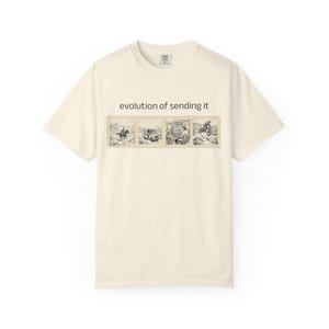 Camiseta vintage "Evolution of Sending It" | Send it imagem 4