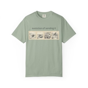 Camiseta vintage "Evolution of Sending It" | Send it imagem 6