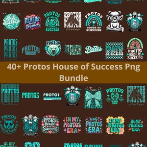 Paquete de más de 40 Protos House of Success (Png), Regreso a clases (Png), Camiseta de animadoras universitarias, Casa azul claro (Png), Oso Protos (Png), Fútbol (Png)