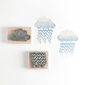 Rain Clouds Wax Seal Stamp, Raining Weather Wax Beads Sealing Stamps,  Wedding Invitation, Card Seals, Craft Supplies 