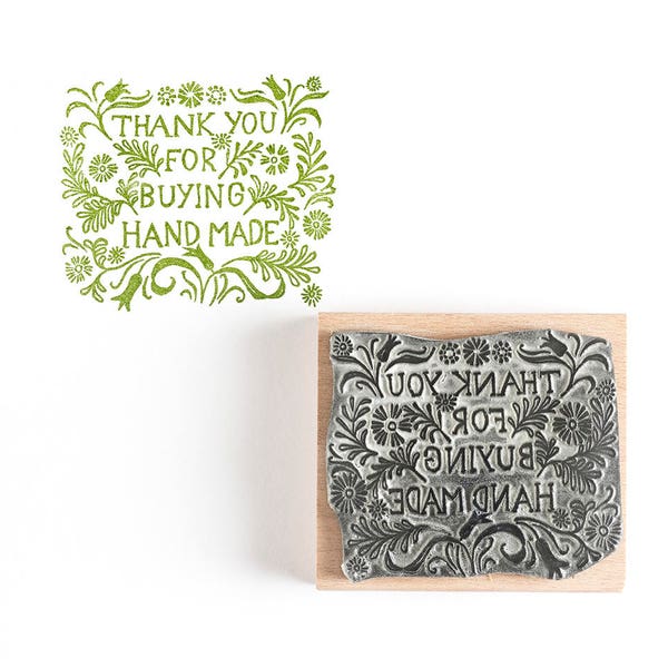 Thank You for buying Handmade Rubber Stamp