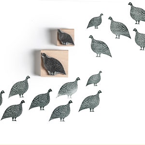 Rubberstempel parelhoen