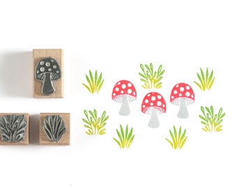 Timbre de champignon tache, timbre de champignon, timbre en caoutchouc magique de champignon