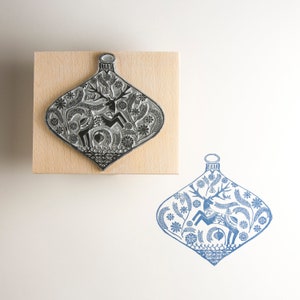 Bauble Christmas Rubber Stamps