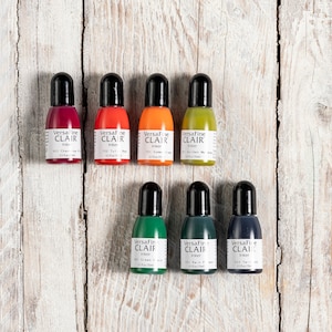 VersaFine Clair Re-Inker, recarga para almofadas de tinta Versafine, 7 opções de cores