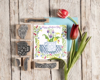 Mother's Day Rubber Stamps