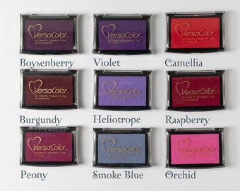 Red And Purple Versacolor Ink Pads