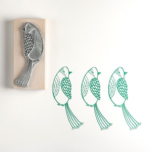 Percy Bird Rubber Stamp, bird stamp, birdie stamper, craft gift bird, bird stamper, craft gift
