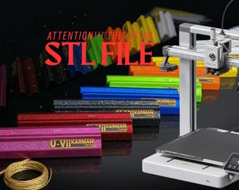 U-Vii Karman fletching jig - File STL