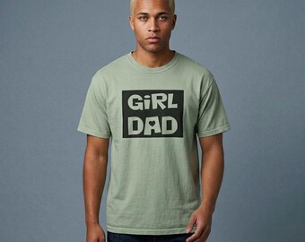 Mädchen Dad T-Shirt | Fett Block-Schriftzug mit Herz-Akzent