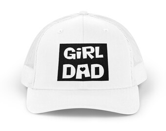 GIRL DAD Trucker Cap | Dad Hat, Mesh Snapback, Gestickter Blocktext