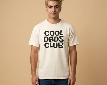 Dads Club-T-Shirt | Retro Druckbuchstaben Dad Tee