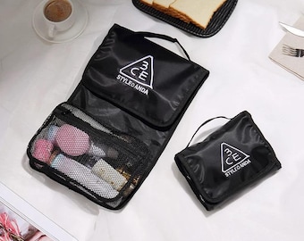 Large Capacity Makeup Bag, INS-Style Cosmetic Organizer, Travel Skincare Pouch