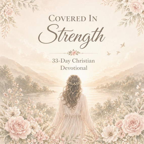33 Day Christian Devotional Printable | Bible Study Journal | Scripture Reflection & Prayer | Women’s Faith Workbook | Quiet Time PDF
