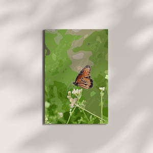 Butterfly Oil Painting Photo Art Notecard Set – Pack of 10 | 3.5&quot;x5&quot; Cards with Envelopes  Stationery Butterfly Blank Cards