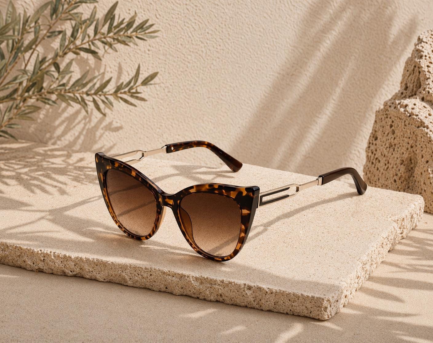 Cat Eye Sunglasses Tortoise Shell - Etsy UK