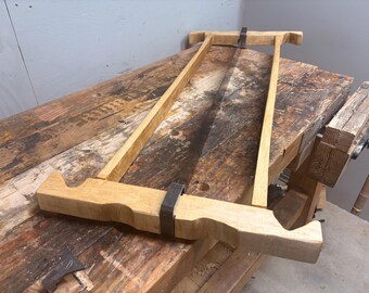 Große Rahmensäge - Holzbearbeitung - Roubo Style Handsäge zum Nachsägen & Längssägen