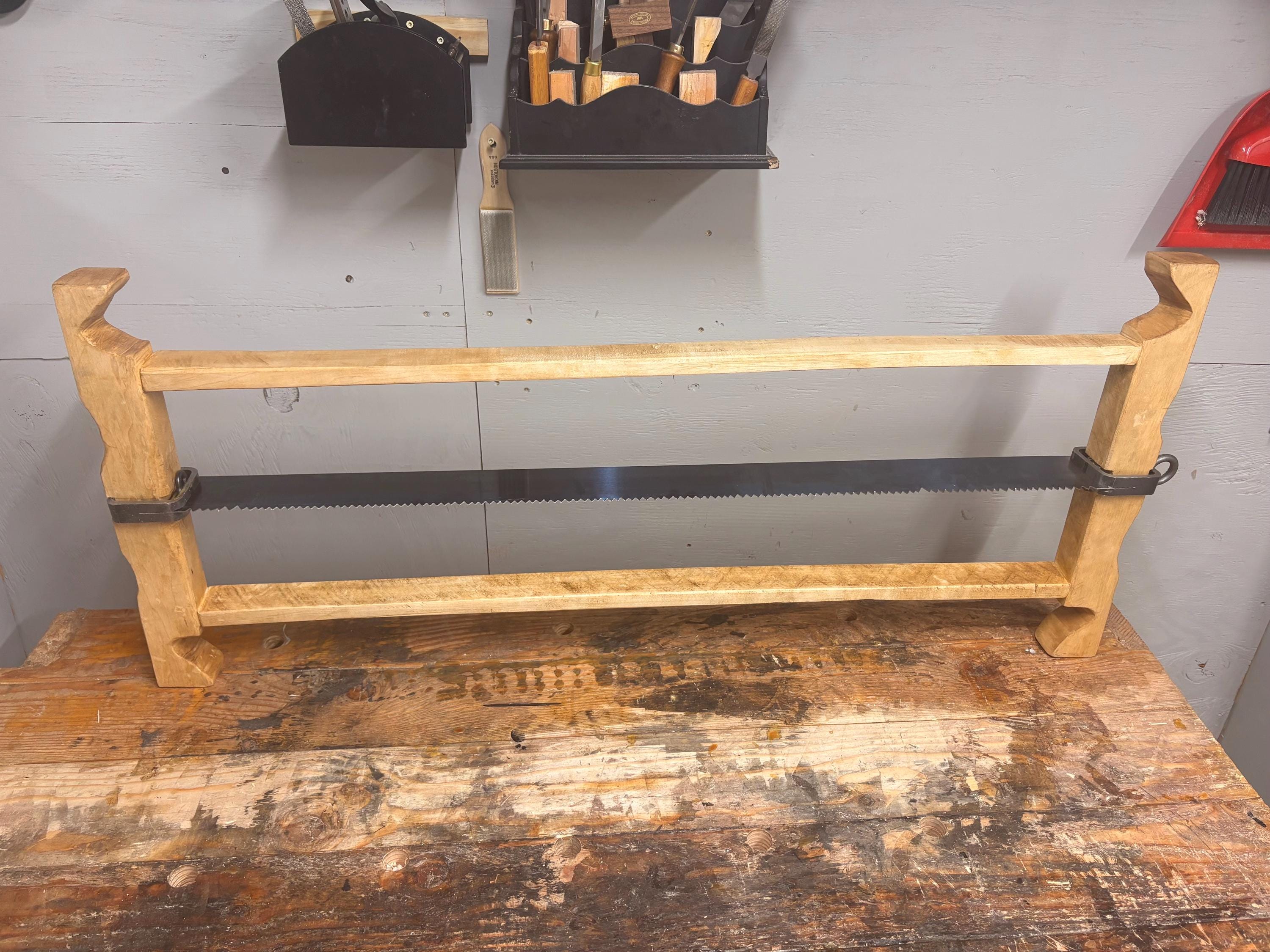 Large Frame Saw - Woodworking – Roubo Style Hand Saw for Resawing & Rip ...