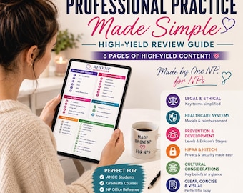 Guía de revisión de la práctica profesional / Libro electrónico para estudiantes de enfermería especializada de la ANCC (descarga digital)