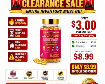 Frauen Libido Booster - Maca Wurzel, Roter Ginseng & Ashwagandha für die Stimmung, Ignite Her Desire LOVE BOND -60 Softgels USA gemacht-Final Blowout Sale