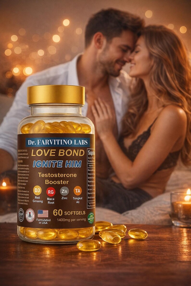 Capsules voor energie- en vitaliteitsondersteuning voor mannen: maca, ginseng en zink, natuurlijke Amerikaanse formule voor uithoudingsvermogen, prestaties en welzijn 60 gouden softgels afbeelding 10