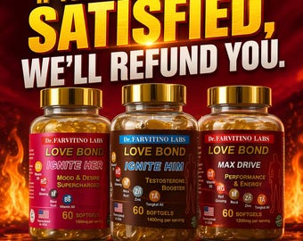 Him & Her Wellness Bundle – Maca, Ginseng and Ashwagandha Softgels for Energy and  Mood Support
