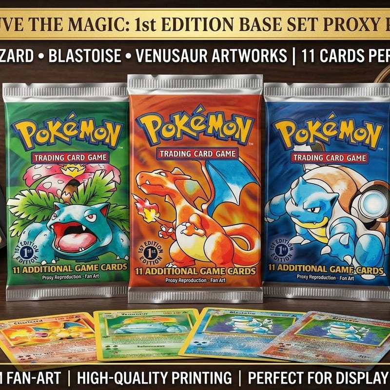 1st Edition Packs - Etsy