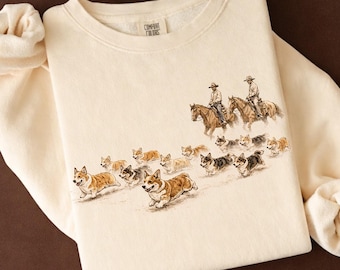Camiseta Western Corgi / Sudadera Corgi / Regalo para amantes de los perros