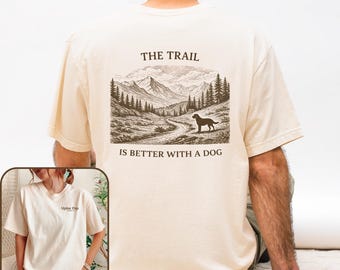 Vintage Dog Hiking Shirt | Hikers Sweatshirt | Gift for Animal Lover
