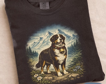 Bernese Mountain Dog Shirt | Dog Hiking Tshirt | Pet Lover Gift