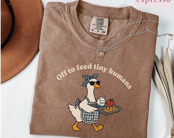 Silly Goose Lunch Lady Club Shirt, Retro School Cafeteria Worker Tee Kitchen Staff Top Back to School Gift Teacher Appreciation Gift