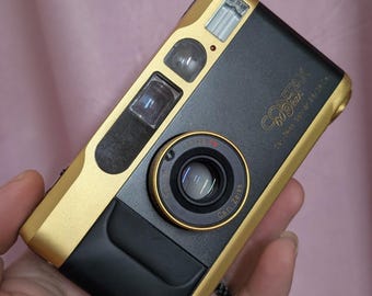 Cámara de película Contax T2 Gold de 35 mm, compacta y de fácil uso – En perfecto estado – Importada de Japón