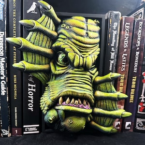 Painted Creature Book Nook | Large | Dungeons and Dragons DnD D&D Tabletop| Fantasy Horror Roleplay RPG Library Prop | Miniatures of Madness