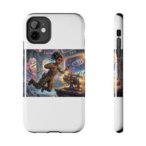 Star Engine Mechanic | Tough Phone Case | Afrofuturist | Black Art | Afrocentric Wall Decor