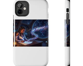 Constellation Love Letter | Tough Phone Case | Afrofuturist | Black Art | Afrocentric Wall Decor
