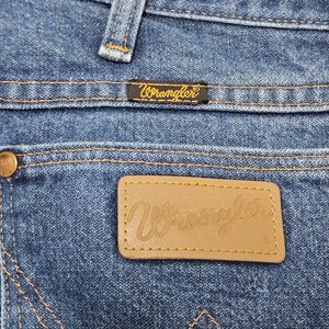 Wrangler 13MWZ Cowboy Cut Jeans Mens 38x32 Blue Denim Straight Leg Made in USA * image 4