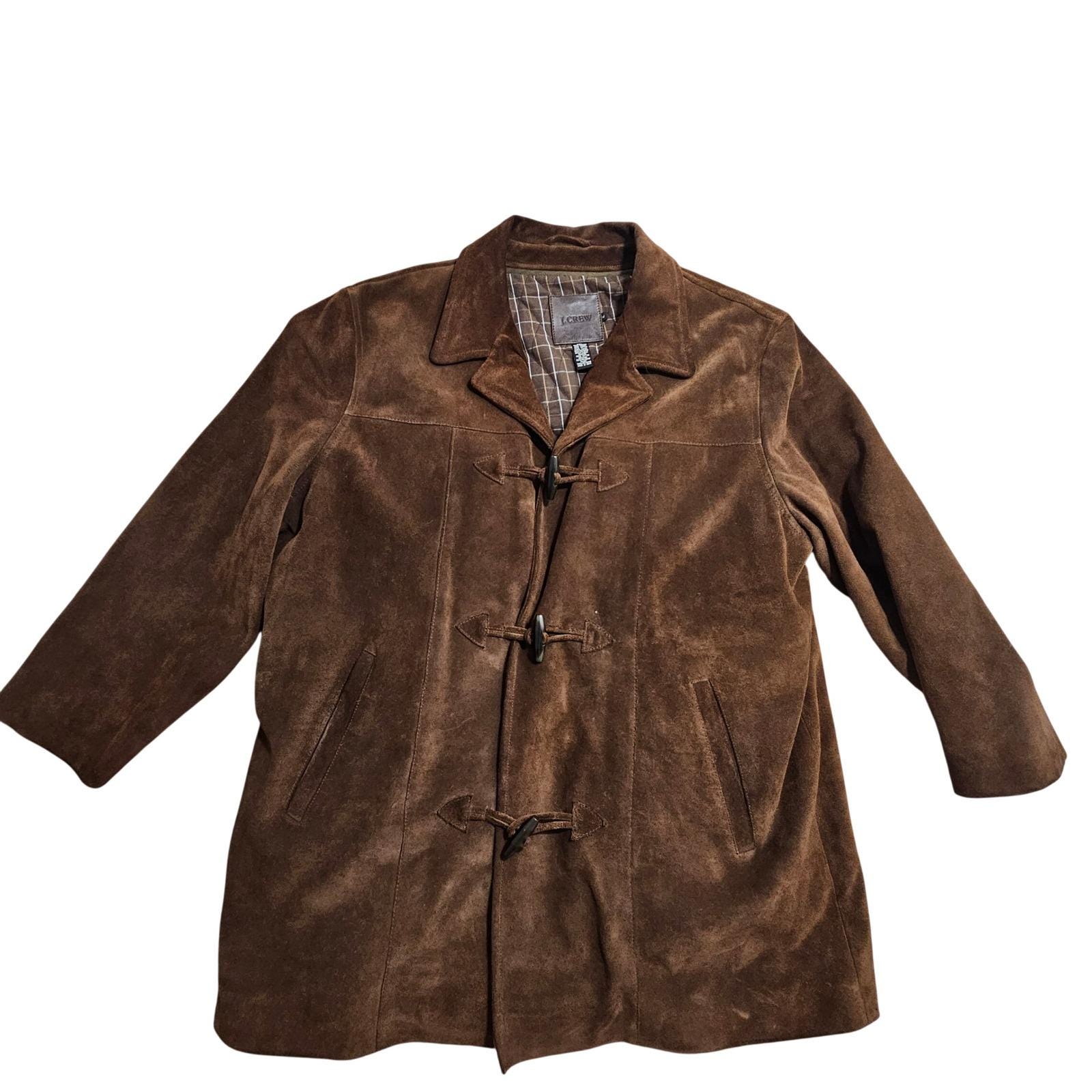 Vintage Jcrew Leather Jacket Mens - Etsy