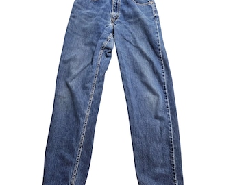 Pantalones vaqueros Levi's 550 de corte relajado, color azul, para hombre, talla 31x32, fabricados en EE. UU. en 2002, número de pieza 00550-4886.