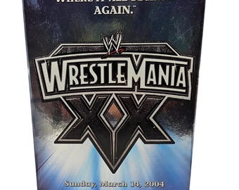 WWE WrestleMania XX DVD 2004 2 of 3 Disc Set Madison Square Garden Special Ed.**