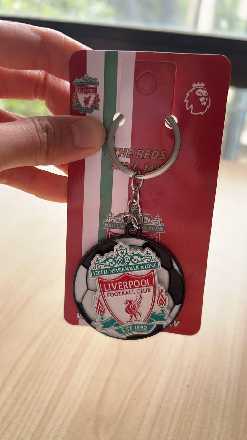 Liverpool Keyring Liverpool Inspired Keychain, Football Keychain, Soccer Keyring, Fan ...