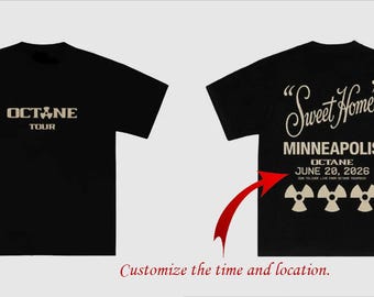 Custom Don Toliver Merch - Octane Sweet Home Minneapolis 2026 T Shirt  (Reprint)