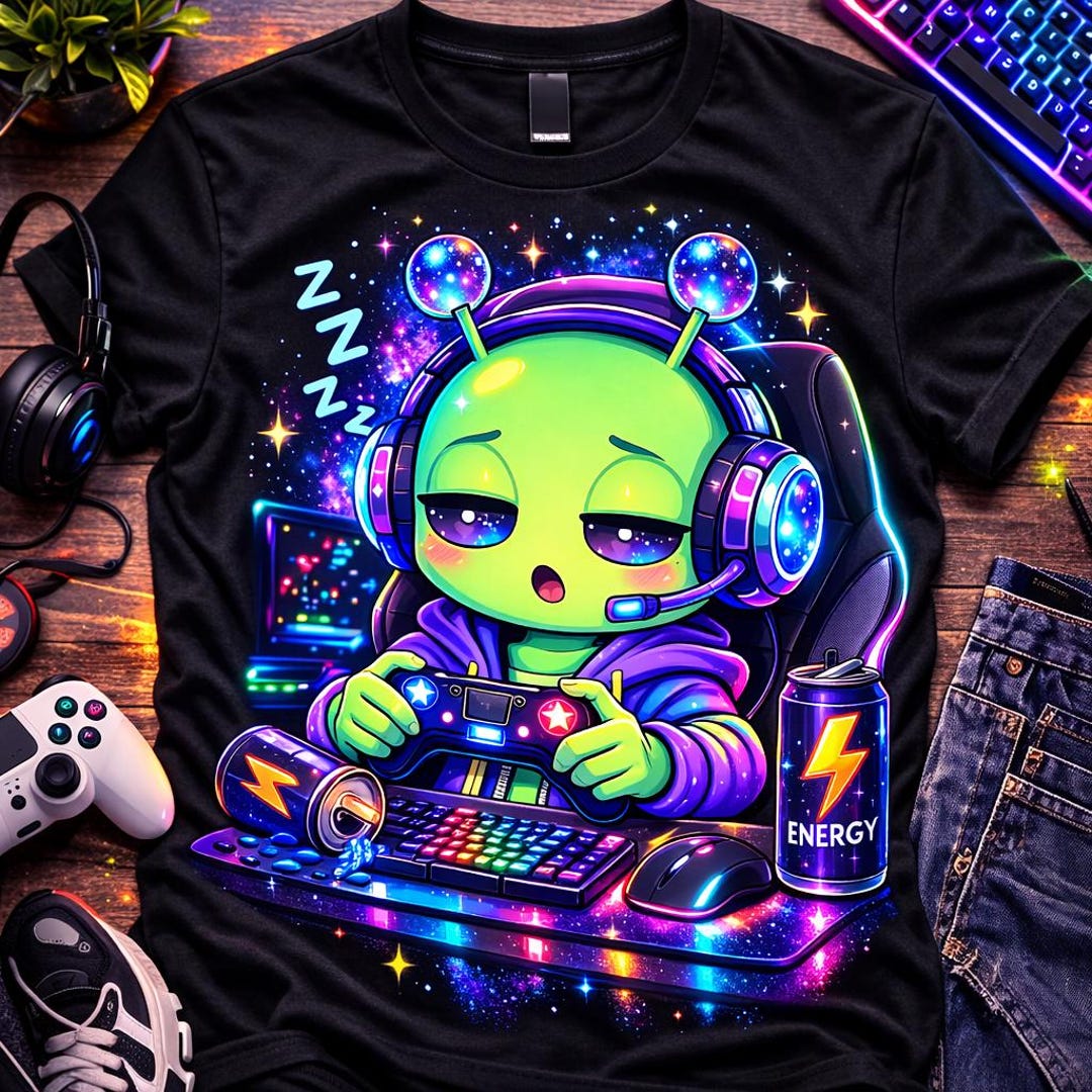 Alien Gamer Boy 2 Png Files Instant Download - Etsy