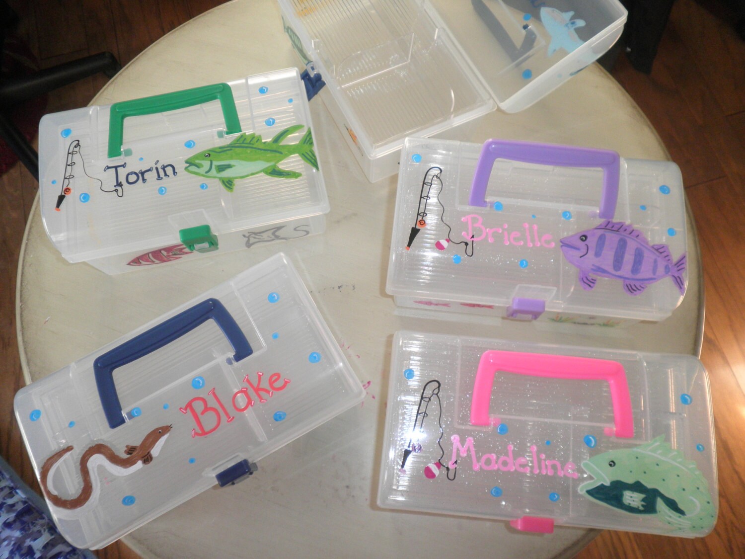 Girls Tackle Box Personalized Storage Organizer Gift Etsy