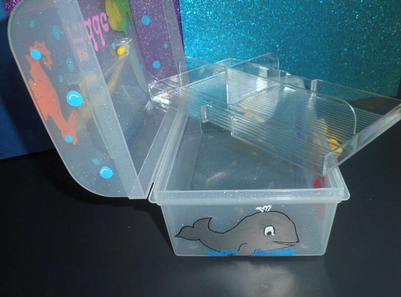 Girls Tackle Box Personalized Storage Organizer Gift Etsy