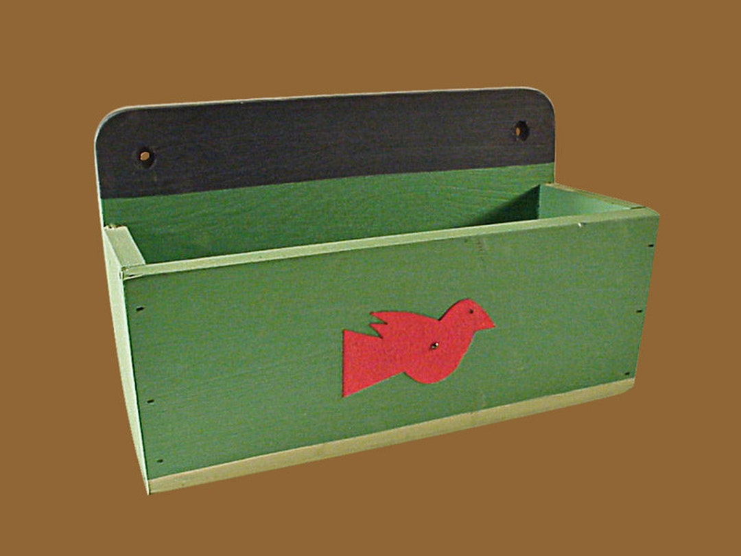 Wooden Letter Box Etsy